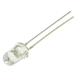 LED 5mm roșie 2180-3000mcd 60° | Electronic-mag.ro | Componente Electronice