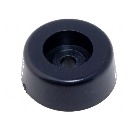 Picioruş negru polietilenă 20,2mm x 18,4mm x 10mm x 8mm | Electronic-mag.ro | Componente Electronice