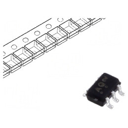 Buffer digital IC CMOS SMD 1 IN 2 OUT SC88A MiniGate NL | Electronic-mag.ro | Componente Electronice