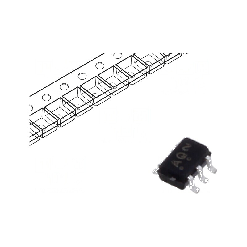 Buffer digital IC CMOS SMD 1 IN 2 OUT SC88A MiniGate NL | Electronic-mag.ro | Componente Electronice