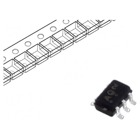 Buffer digital IC CMOS SMD 1 IN 2 OUT SC88A MiniGate NL | Electronic-mag.ro | Componente Electronice