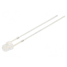 LED 3mm Albastru 500-750mcd 60° Plat 3x3,4mm | Electronic-mag.ro | Componente Electronice