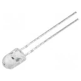 LED oval portocalie 5x4,1mm 7000-8000mcd 20mA | Electronic-mag.ro | Componente Electronice