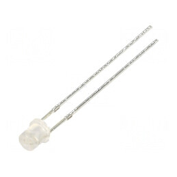 LED 3,05mm roșu/galben-verde 140° plat | Electronic-mag.ro | Componente Electronice