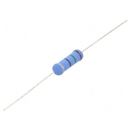 Rezistor metal oxide 15Ω 3W ±5% Ø5,5x16mm -55÷155°C | Electronic-mag.ro | Componente Electronice