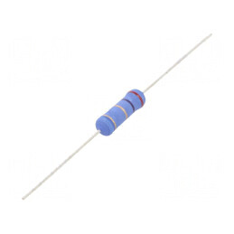 Rezistor metal oxide 2,7Ω 3W ±5% Ø5,5x16mm -55÷155°C | Electronic-mag.ro | Componente Electronice
