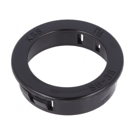 Manşon negru Øorif montare 38,1mm Øorif 29mm | Electronic-mag.ro | Componente Electronice