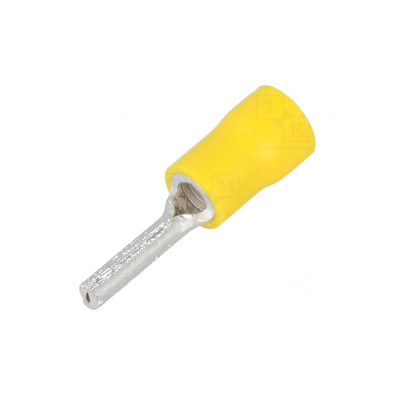 Vârf tip ac Ø 2,6mm pentru cablu izolată galbenă 4÷6mm2 | Electronic-mag.ro | Componente Electronice Vârf tip ac Ø 2,6mm pentru cablu izolată galbenă 4÷6mm2 | Electronic-mag.ro | Componente Electronice