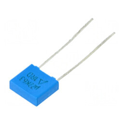 Condensator poliester 0,22uF 40VAC 63VDC 5mm ±10% THT | Electronic-mag.ro | Componente Electronice