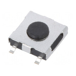 Microîntrerupător TACT Poz: 2 0,05A/12VDC SMT 4,6x4,6mm | Electronic-mag.ro | Componente Electronice