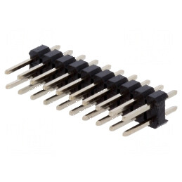 Conector şir pini tată 20 pini 2,54mm THT | Electronic-mag.ro | Componente Electronice