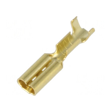 Terminal plat 2,8mm mamă 0,3-0,5mm2 crimpat pe cablu | Electronic-mag.ro | Componente Electronice