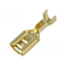 Terminal plat mamă 4,8mm 0,5÷1mm² crimpat pe cablu | Electronic-mag.ro | Componente Electronice