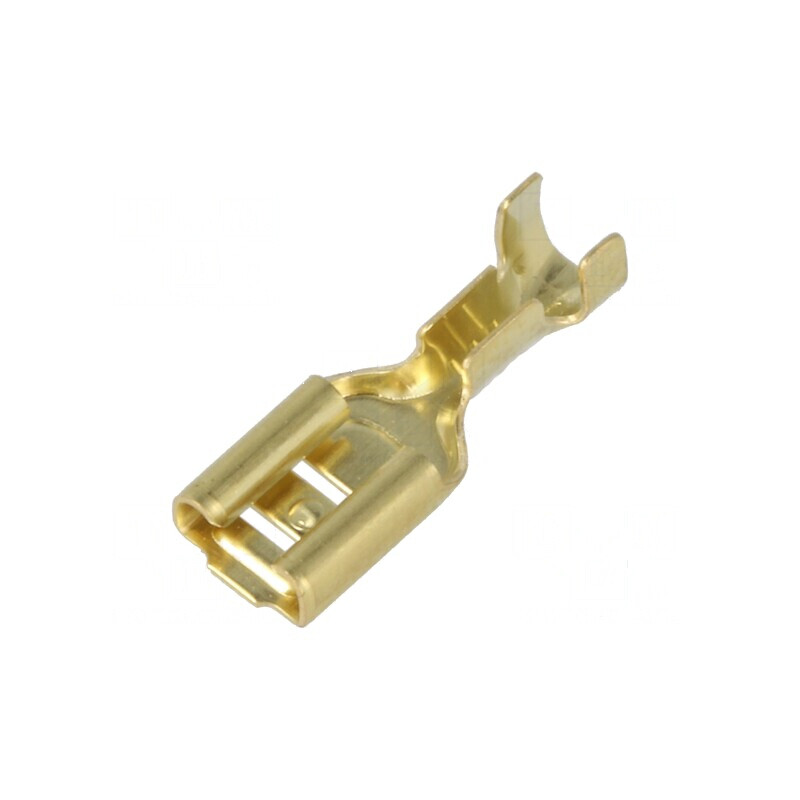 Terminal plat mamă 4,8mm 0,5÷1mm² crimpat pe cablu | Electronic-mag.ro | Componente Electronice