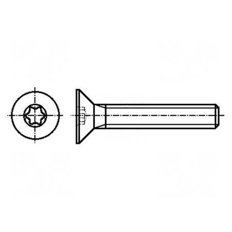 Şurub M6x12 Torx TX30 îngropat ISO 14581 | Electronic-mag.ro | Componente Electronice