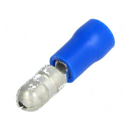 Terminal rotund tată Ø 5mm pentru cablu 1,5÷2,5mm² crimpat | Electronic-mag.ro | Componente Electronice