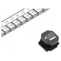 Inductor SMD 68uH 950mA 304mΩ ±20% Isat 1,1A | Electronic-mag.ro | Componente Electronice