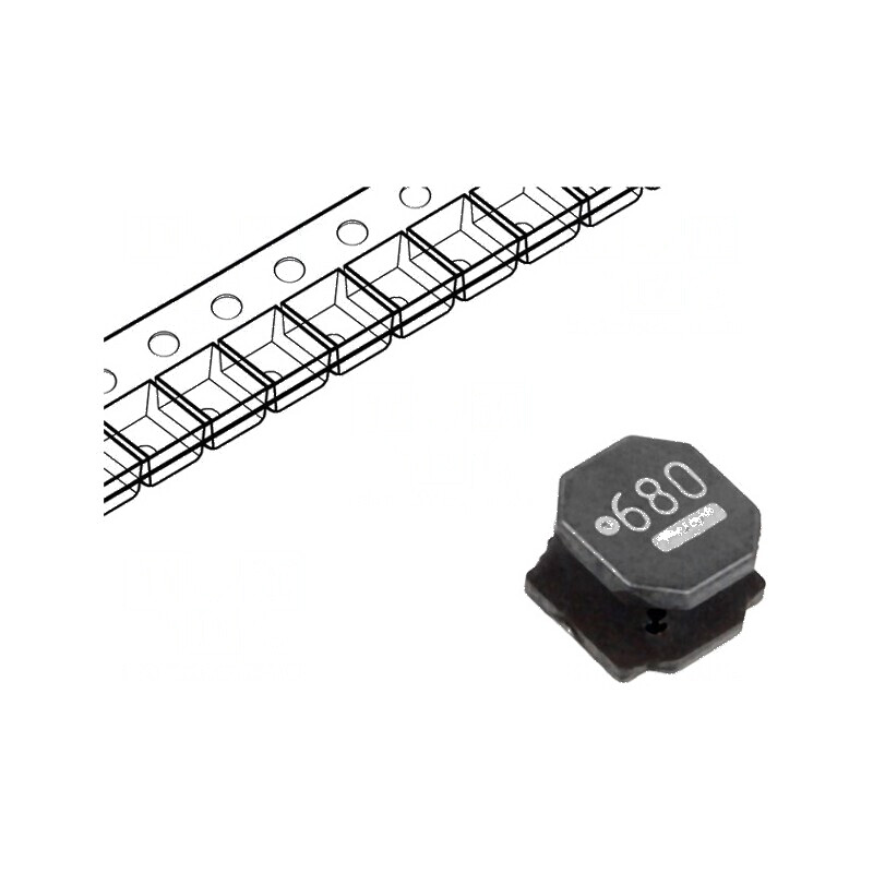 Inductor SMD 68uH 950mA 304mΩ ±20% Isat 1,1A | Electronic-mag.ro | Componente Electronice Inductor SMD 68uH 950mA 304mΩ ±20% Isat 1,1A | Electronic-mag.ro | Componente Electronice