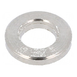 Manşon distanţier cilindric 1mm alamă nichel 6mm | Electronic-mag.ro | Componente Electronice