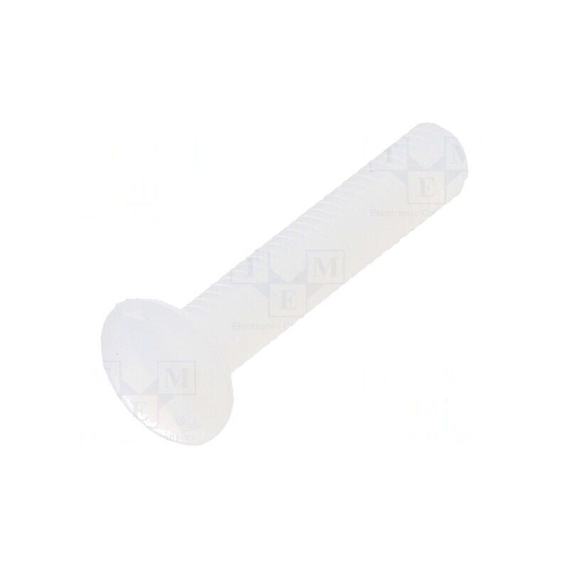Şurub M3x16 Cap îngropat crestat 1mm poliamidă naturală | Electronic-mag.ro | Componente Electronice Şurub M3x16 Cap îngropat crestat 1mm poliamidă naturală | Electronic-mag.ro | Componente Electronice