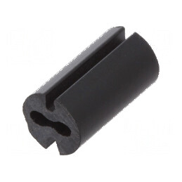 Bucșă de distanțare LED neagră Øext: 4,8mm ØLED: 3mm Lung: 9mm | Electronic-mag.ro | Componente Electronice