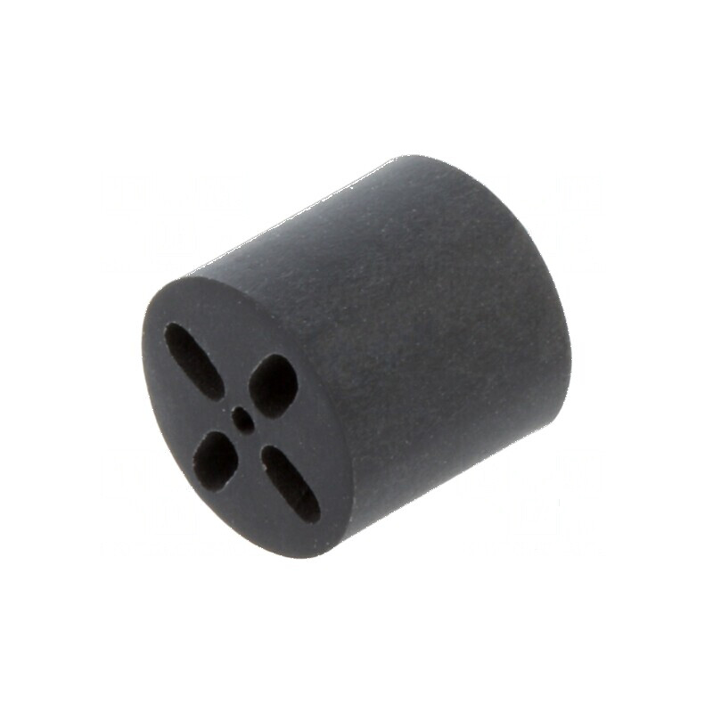 Bucșă de distanțare LED 6,5mm neagră UL94V-0 | Electronic-mag.ro | Componente Electronice