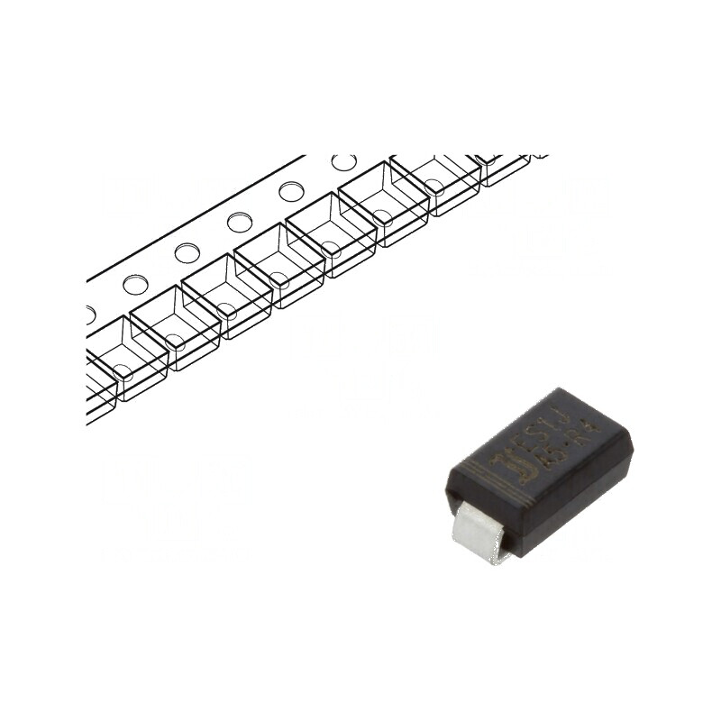 Diodă redresoare SMD 600V 1A 35ns SMA | Electronic-mag.ro | Componente Electronice