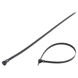 Colier strângere desfacere poliamidă 350mm x 7,6mm | Electronic-mag.ro | Componente Electronice