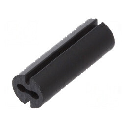 Bucșă de distanțare LED 4,8mm neagră 14mm | Electronic-mag.ro | Componente Electronice