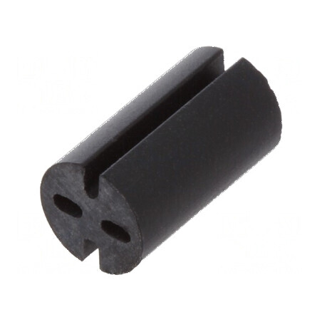 Bucșă de distanțare LED neagră Øext 5,1mm ØLED 5mm Lungime 9mm | Electronic-mag.ro | Componente Electronice