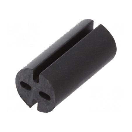 Bucșă distanțare LED neagră Øext 5,1mm ØLED 5mm Lungime 10mm | Electronic-mag.ro | Componente Electronice