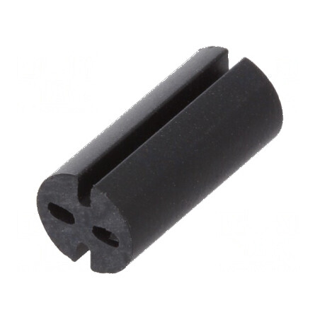 Bucșă de distanțare LED 5,1mm neagră 11mm | Electronic-mag.ro | Componente Electronice