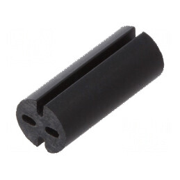 Bucșă de distanțare LED 5,1mm neagră 12mm | Electronic-mag.ro | Componente Electronice