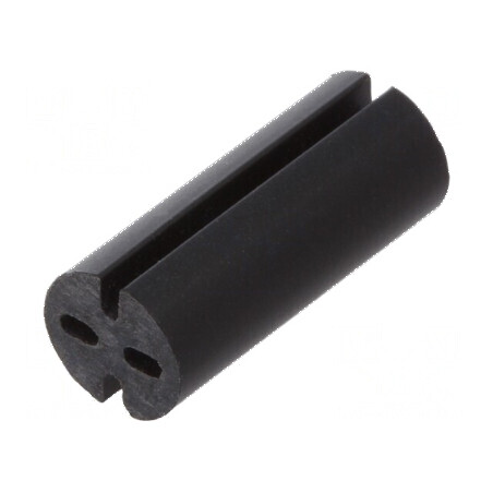 Bucșă de distanțare LED 5,1mm neagră 12mm | Electronic-mag.ro | Componente Electronice