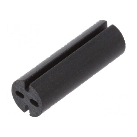 Bucșă de distanțare LED 5,1mm neagră | Electronic-mag.ro | Componente Electronice