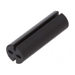Bucșă de distanțare LED 5,1mm neagră 16mm | Electronic-mag.ro | Componente Electronice