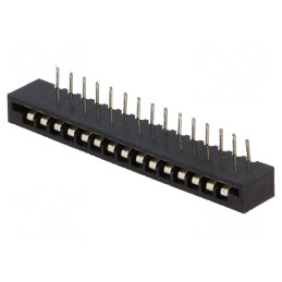 Conector FFC/FPC 90° 15 PIN Non-ZIF THT cositorit | Electronic-mag.ro | Componente Electronice