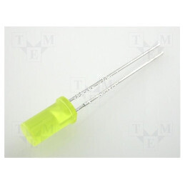 LED 5mm galben plat 1-4mcd 100° | Electronic-mag.ro | Componente Electronice