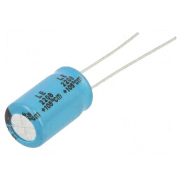 Condensator electrolitic THT 22uF 200VDC Ø10x16mm 5mm | Electronic-mag.ro | Componente Electronice