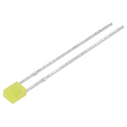 LED dreptunghiular galben 2x3mm 100÷120(typ) 180mcd 120° | Electronic-mag.ro | Componente Electronice