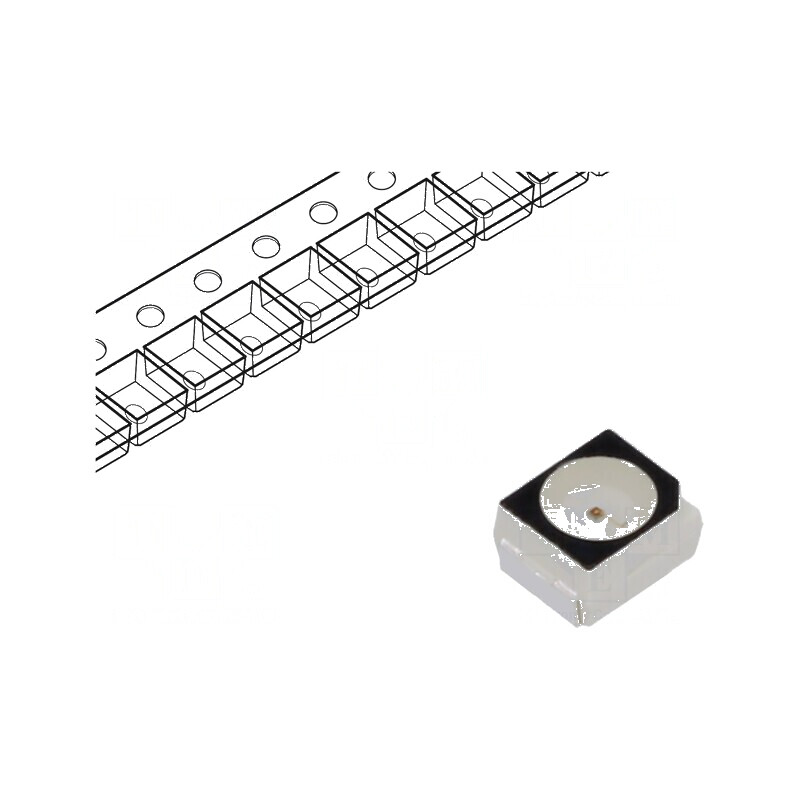 LED SMD PLCC2 roșie 1,91-3,03lm 560-1120mcd 3x3,4x2,1mm 120° | Electronic-mag.ro | Componente Electronice LED SMD PLCC2 roșie 1,91-3,03lm 560-1120mcd 3x3,4x2,1mm 120° | Electronic-mag.ro | Componente Electronice