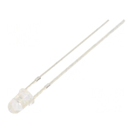 LED 3mm verde 1560-2180mcd 70° convex | Electronic-mag.ro | Componente Electronice