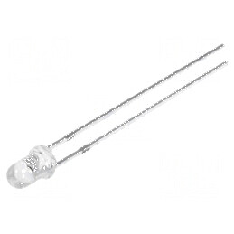 Emițător IR 3mm 45mW 15° λp max 850nm THT 50mA 1,6-1,8V | Electronic-mag.ro | Componente Electronice