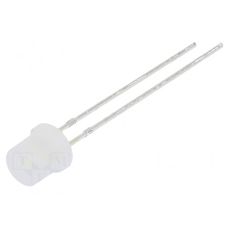LED 5mm alb cald 330mcd 140° plat, 2 bucăți | Electronic-mag.ro | Componente Electronice