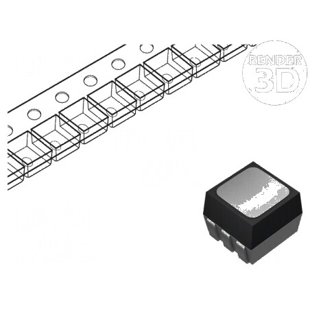 LED SMD PLCC6 RGB 3,5x3,5mm 20mA 120° | Electronic-mag.ro | Componente Electronice