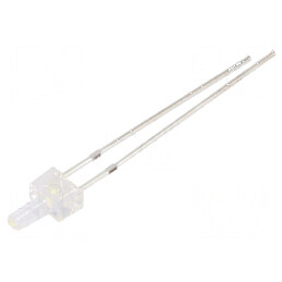 LED 2mm alb rece 2180÷3000mcd 90° plat 102mW | Electronic-mag.ro | Componente Electronice