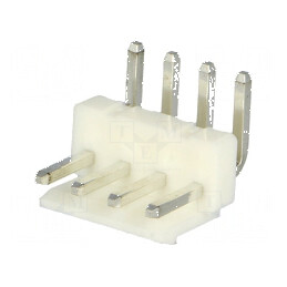 Conector cablu-placă soclu tată NS39 3,96mm 4 PIN THT 250V | Electronic-mag.ro | Componente Electronice
