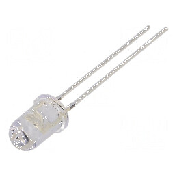 LED 5mm Albastru 2180-3000mcd 60° Convex | Electronic-mag.ro | Componente Electronice
