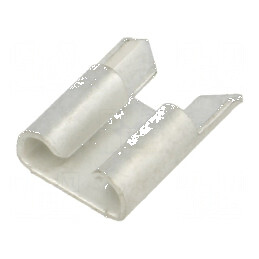 Terminal plat 6,35mm mamă THT alamă cositorit drept 0,8mm | Electronic-mag.ro | Componente Electronice