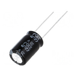 Condensator electrolitic THT 33uF 160VDC Ø10x20mm 5mm | Electronic-mag.ro | Componente Electronice